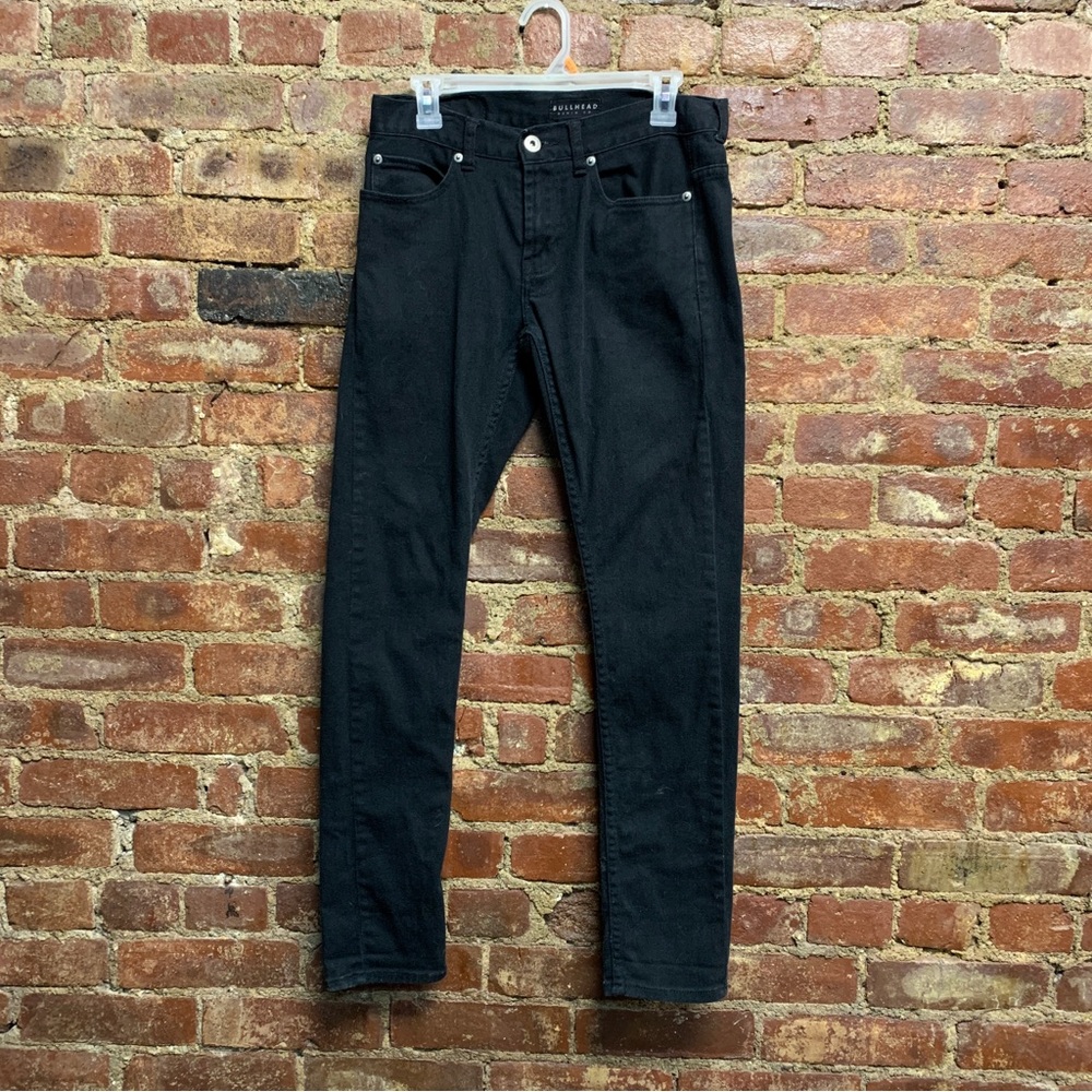 Pac Sun Bullhead Stacked Skinny Jeans - Black - 28x30